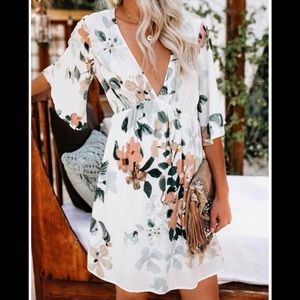 Floral White Dress bought from VICI